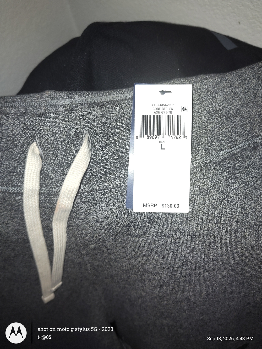 Polo by Ralph Lauren Men's Ash Gray Drawstring Sweatpants